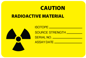 CAUTION/RADIOACTIVE MATERIAL