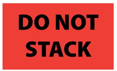 Do Not Stack Label