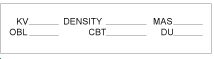 KV_____, DENSITY_____ ... KV_____, DENSITY_____ ...