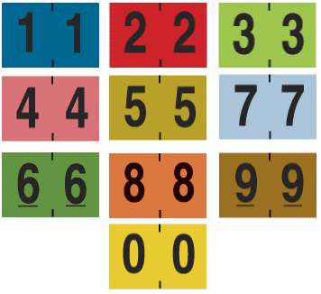 System 1700 Numeric Labels System 1700 Numeric Labels