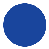 3/4" Blue Dot Label - Removable