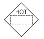 HOT Hazmat Label