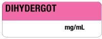 DIHYDERGOT mg/mL Syringe Label