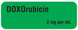 DOXOrubicin 2 mg per mL Syringe Label