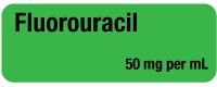 Fluorouracil 50 mg per mL Syringe Label