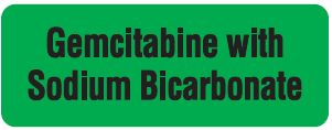 Gemcitabine with Sodium Bicarbonate Syringe Label