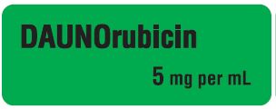 DAUNOrubicin 5 mg per mL Syringe Label