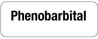 Phenobarbital Syringe Label