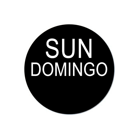 SUN/DOMINGO 1" -  Water Dissolvable