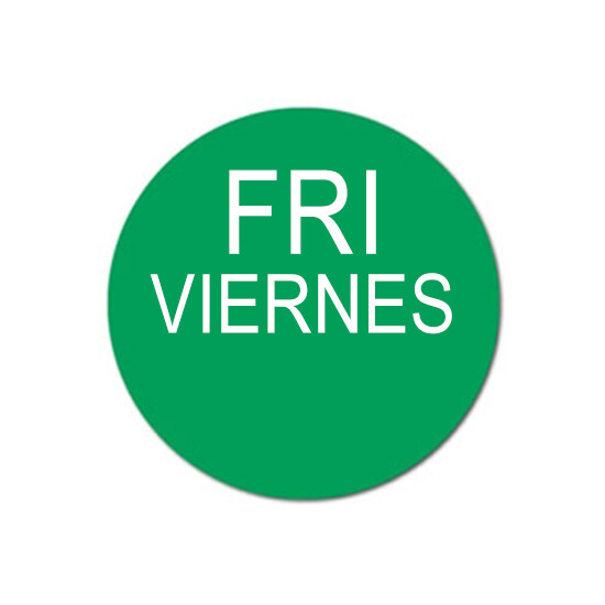 FRI/VIERNES 1" - Water Dissolvable