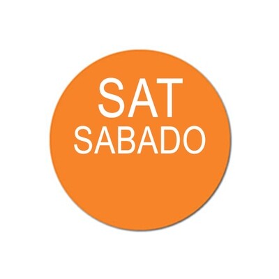 SAT/SABADO 1 SAT/SABADO 1" - Water Dissolvable