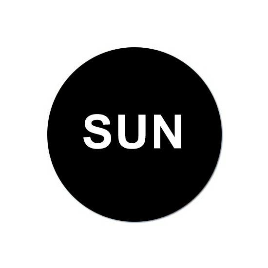 SUN 1" - Water Dissolvable