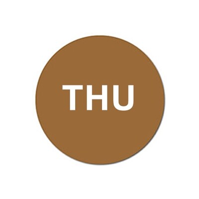 THU 1 THU 1" - Water Dissolvable