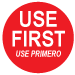 USE FIRST (BILINGUAL) 3/4" - Water Dissolvable