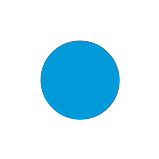 Blue Solid Dot 3/4" - Water Dissolvable
