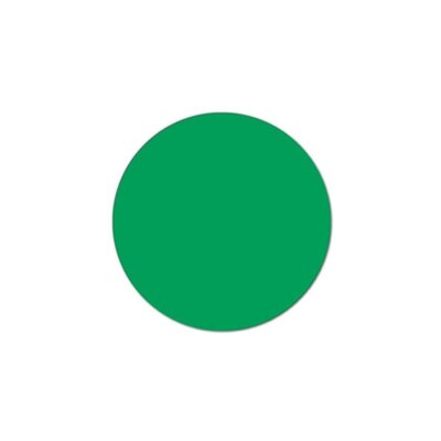 Green Solid Dot 3/4 Green Solid Dot 3/4" - Water Dissolvable