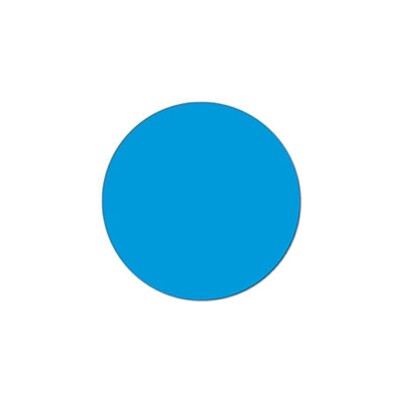 Blue Solid Dot Cold Temp Label - 3/4 Blue Solid Dot Cold Temp Label - 3/4"