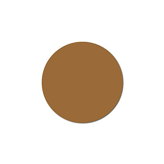 Brown Solid Dot Cold Temp Label - 3/4"
