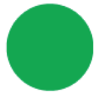 Green Solid Dot Cold Temp Label - 2"