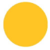 Ultra Removable Label - 2" Yellow Solid Dot