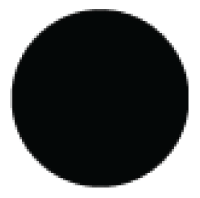 Ultra Removable Label - 2" Black Solid Dot