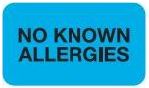 NO KNOWN ALLERGIES Labels