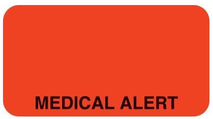 MEDICAL ALERT Label