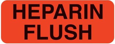 HEPARIN FLUSH Labels