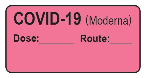 COVID-19 (Moderna) Vaccine Label
