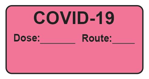 COVID-19 (Blank) Vaccine Label