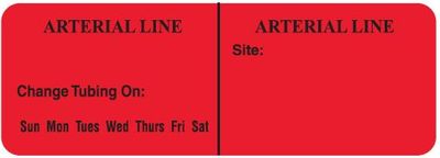 Arterial Line Label