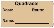 Quadracel Vaccine Label