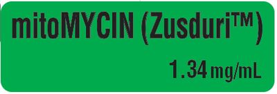 MitoMycin (Zusduri) TM  1.34mg/mL Syringe Label