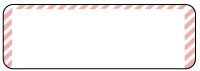 Blank (Red Diagonals) Anesthesia Label