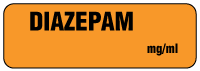 DIAZEPAM mg/ml Anesthesia Label