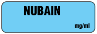 NUBAIN mg/ml Anesthesia Label