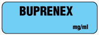 BUPRENEX mg/ml Anesthesia Label