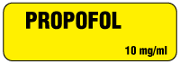 Propofol 10 mg/ml Anesthesia Label