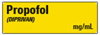 Propofol (DIPRIVAN) mg/mL Anesthesia Label