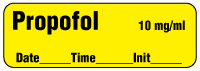 Propofol 10mg/ml - Date, Time, Init