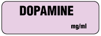 DOPAMINE mg/ml Anesthesia Label