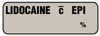 Lidocaine with EPI % Anesthesia Label Lidocaine with EPI % Anesthesia Label