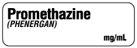 Promethazine  (PHENERGAN)  mg/mL Anesthesia Label