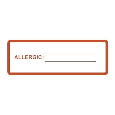Allergic Label