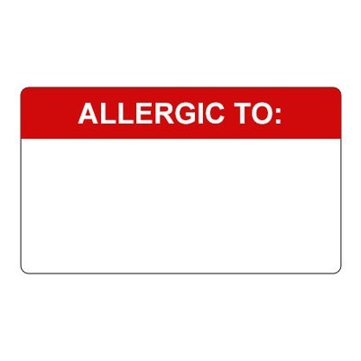 Allergic To Label