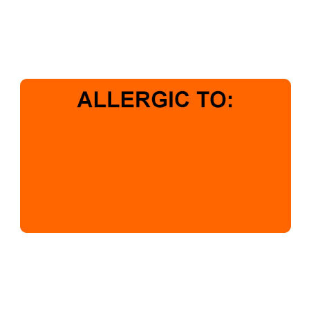 Allergic To Label