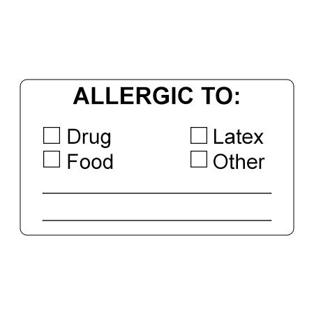 Allergic To Label