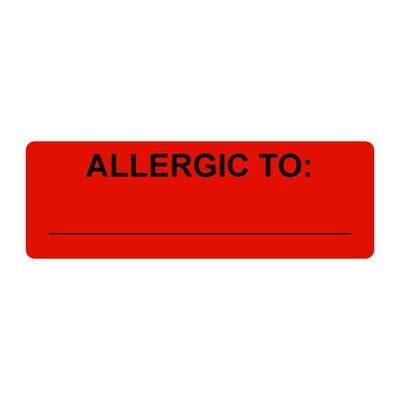 Allergic To Label