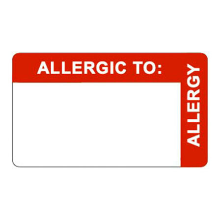 Allergic To Label