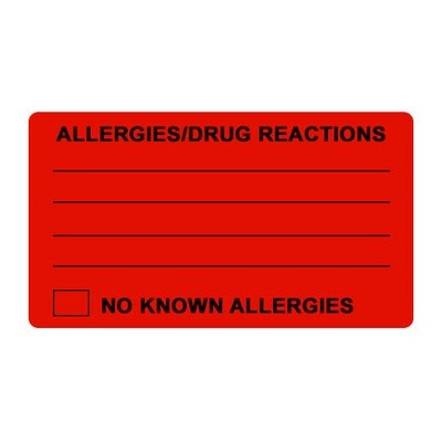 Allergic To Label